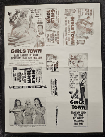 "Girls Town" Original Movie Ad Clip Art Print