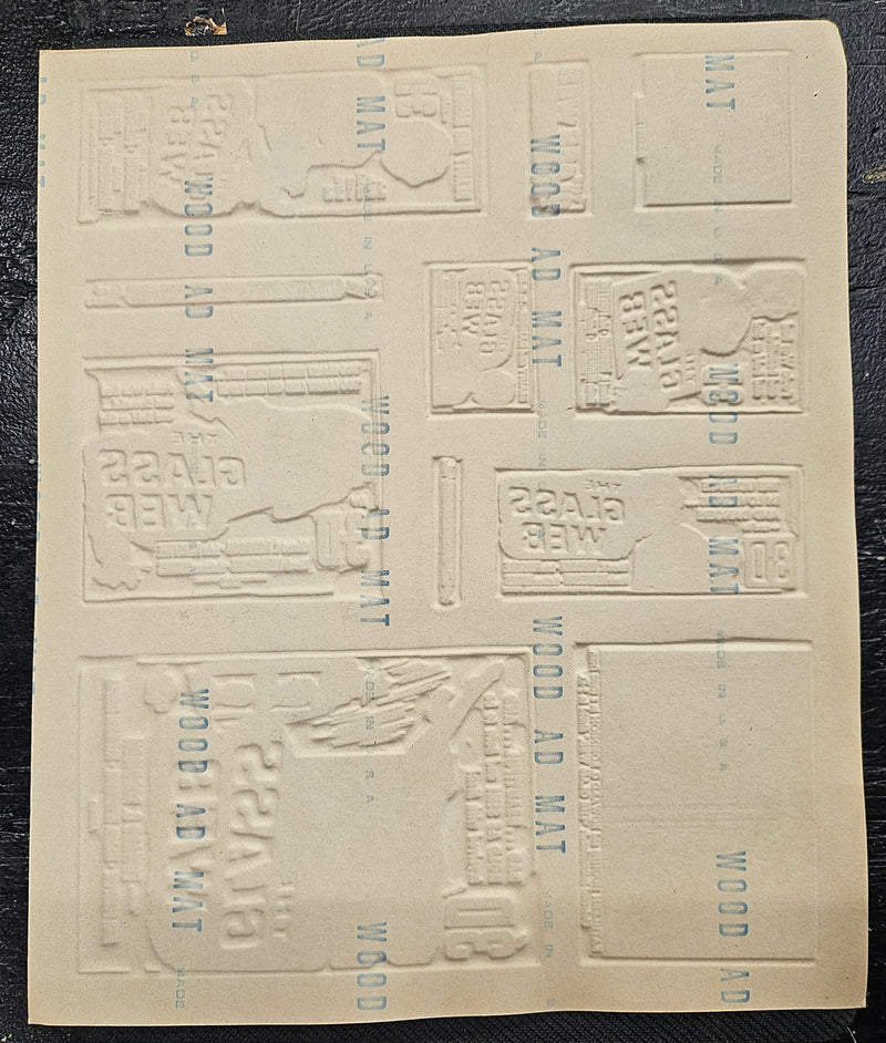 "The Glass Web" Original Movie Ad Printer Plate and Ad Clip Art Print