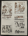 "The Goddess Of Love" Original Movie Ad Clip Art Print