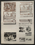 "Gunfight At Comanche Creek" Original Movie Ad Clip Art Print