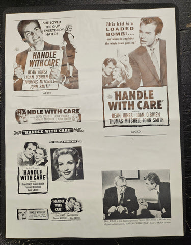 "Handle With Care" Original Movie Ad Clip Art Print