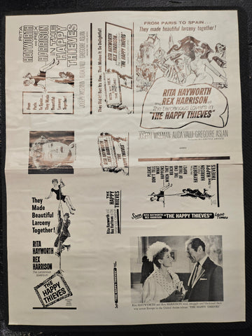 "The Happy Thieves" Original Movie Ad Clip Art Print