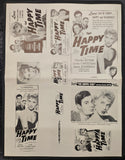 "The Happy Time" Original Movie Ad Printer Plate and Ad Clip Art Print