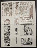 "The Harder They Fall" Original Movie Ad Printer Plate and Ad Clip Art Print