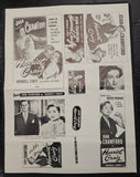 "Harriet Craig" Original Movie Ad Printer Plate and Ad Clip Art Print