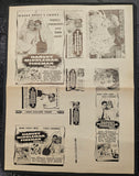 "Harvey Middleman, Fireman" Original Movie Ad Printer Plate and Ad Clip Art Print