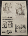 "Heidi" Original Movie Ad Printer Plate and Ad Clip Art Print