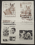 "Hell On Devil's Island" Original Movie Ad Clip Art Print