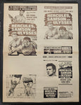 "Hercules, Samson And Ulysses" Original Movie Ad Clip Art Print