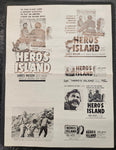 "Hero's Island" Original Movie Ad Clip Art Print