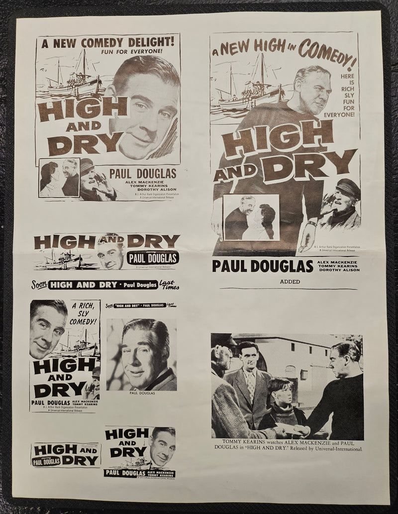 "High And Dry" Original Movie Ad Clip Art Print