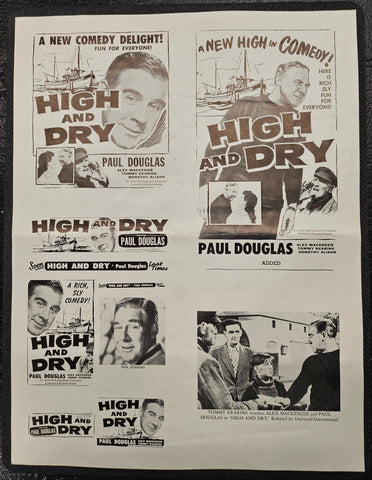 "High And Dry" Original Movie Ad Clip Art Print