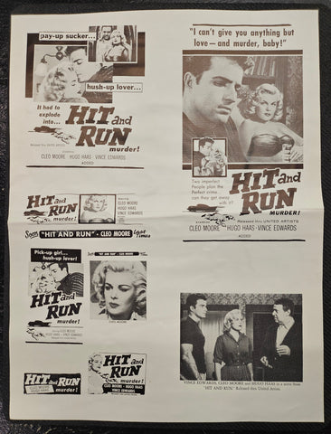 "Hit And Run" Original Movie Ad Clip Art Print