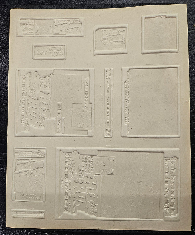 "Hit And Run" Original Movie Ad Printer Plate and Ad Clip Art Print
