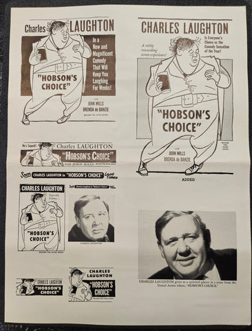 "Hobson's Choice" Original Movie Ad Clip Art Print
