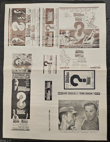 "The Hook" Original Movie Ad Mat Mold and Ad Clip Art Print