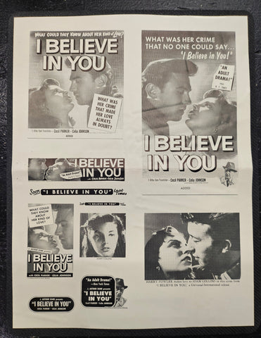 "I Believe In You" Original Movie Ad Clip Art Print