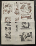 "Indiscreet" Original Movie Ad Mat Mold and Ad Clip Art Print