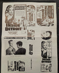 "Inside Detroit" Original Movie Ad Clip Art Print