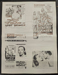 "Island Of Lost Women" Original Movie Ad Clip Art Print