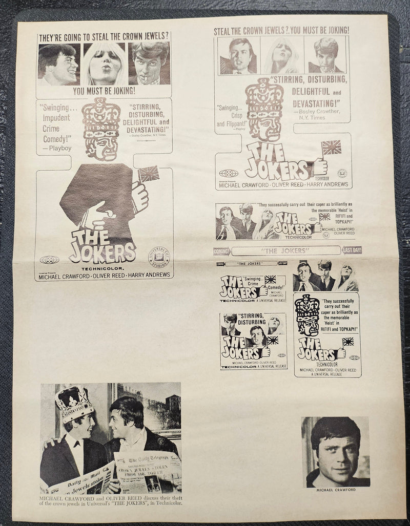 "The Jokers" Original Movie Ad Clip Art Print