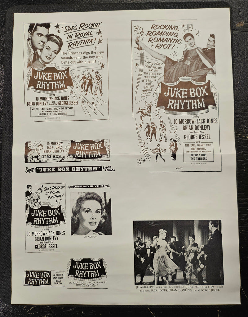 "Juke Box Rhythm" Original Movie Ad Clip Art Print