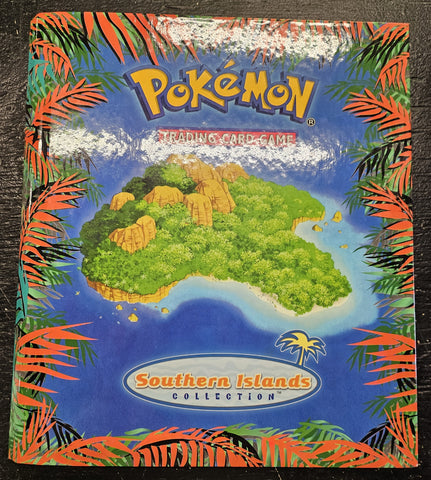 Pokémon Southern Islands Collection Binder and Sealed Card Packs