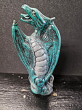 Green dragon statue