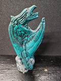 Green dragon statue