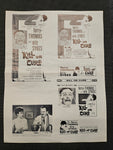 "Kill Or Cure" Original Movie Ad Mat Mold and Ad Clip Art Print