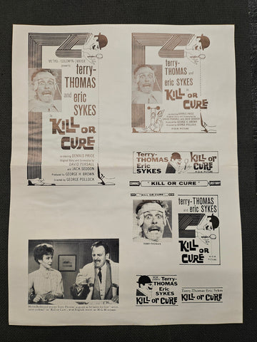 "Kill Or Cure" Original Movie Ad Clip Art Print