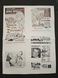 "Legion Of The Doomed" Original Movie Ad Mat Mold and Ad Clip Art Print