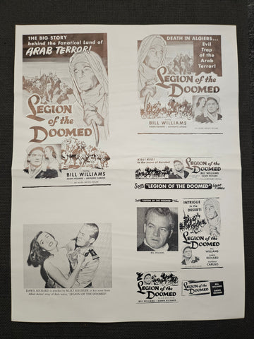 "Legion Of The Doomed" Original Movie Ad Clip Art Print