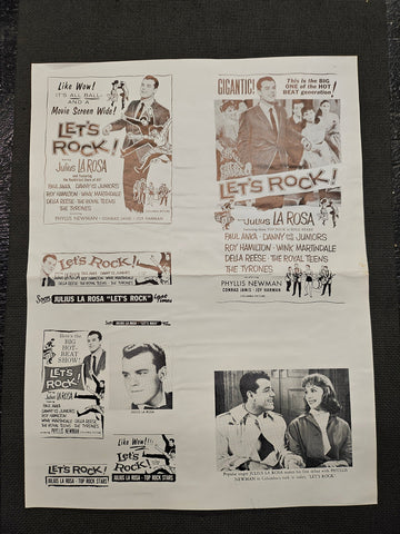 "Let's Rock" Original Movie Ad Clip Art Print