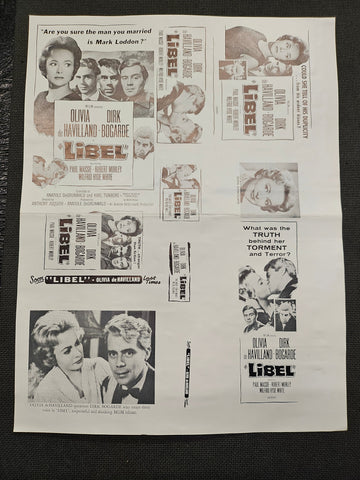 "Libel" Original Movie Ad Clip Art Print