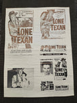 "Lone Texan" Original Movie Ad Clip Art Print