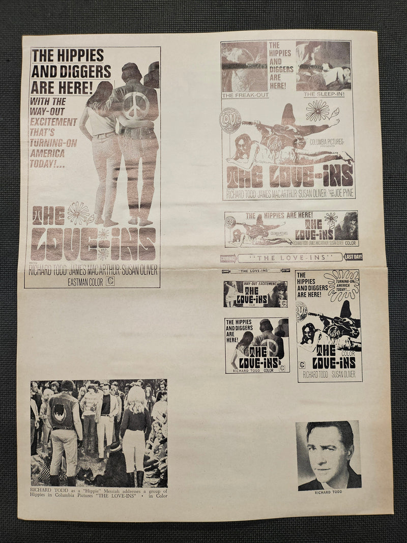 "The Love-Ins" Original Movie Ad Clip Art Print