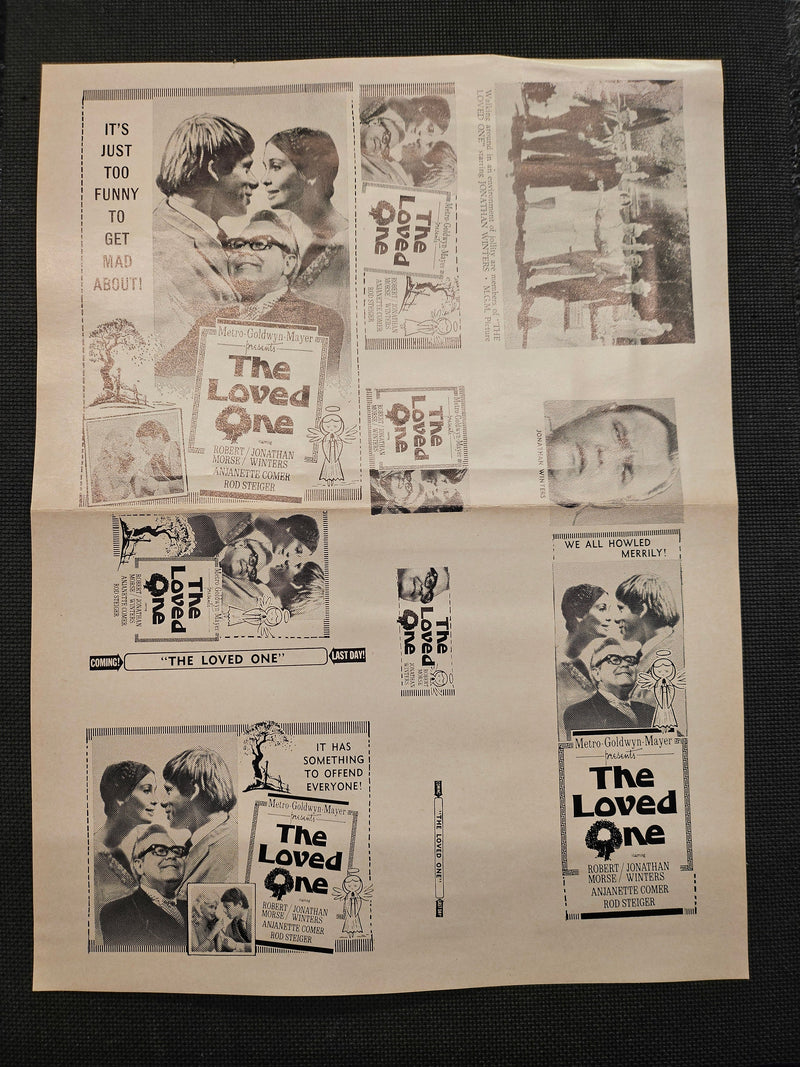 "The Loved One" Original Movie Ad Clip Art Print