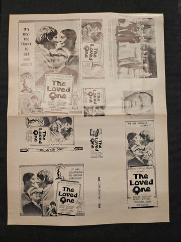 "The Loved One" Original Movie Ad Clip Art Print