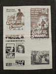 "Lure Of The Swamp" Original Movie Ad Clip Art Print