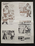 "Machete (The Witches From Another World)" Original Movie Ad Mat Mold and Ad Clip Art Print