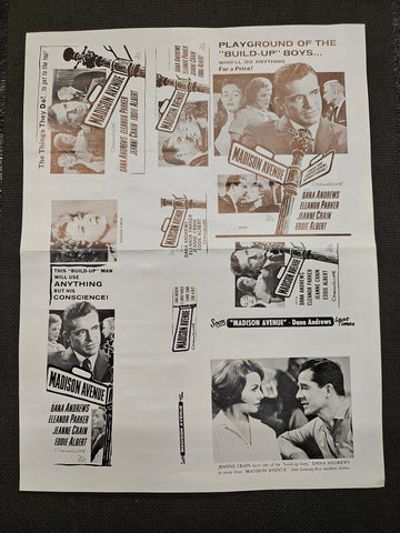 "Madison Avenue" Original Movie Ad Clip Art Print