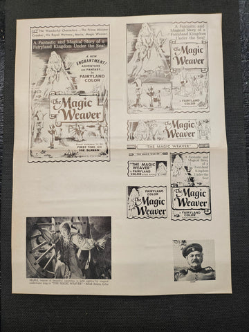 "The Magic Weaver" Original Movie Ad Clip Art Print