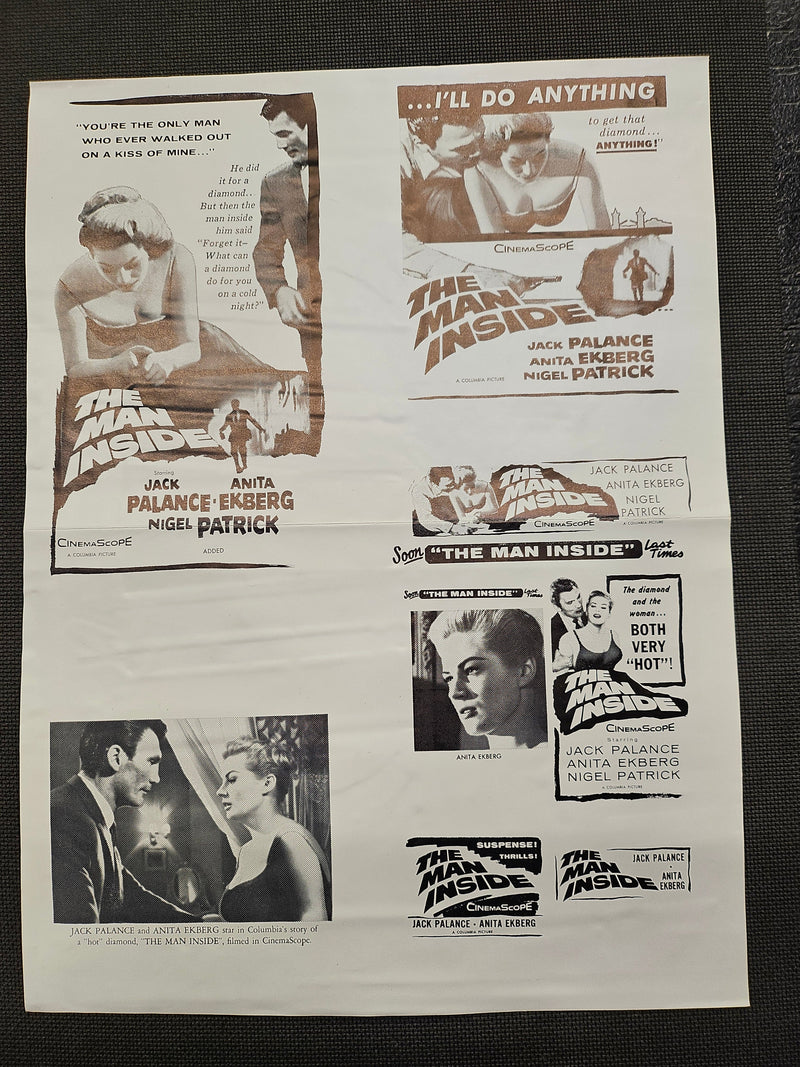 "The Man Inside" Original Movie Ad Clip Art Print