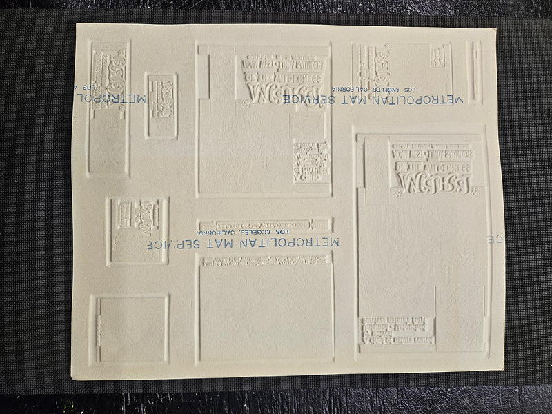 "A Married Woman" Original Movie Ad Mat Mold and Ad Clip Art Print