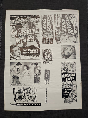 "Massacre River" Original Movie Ad Clip Art Print