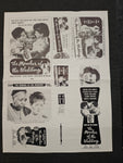 "The Member Of The Wedding" Original Movie Ad Mat Mold and Ad Clip Art Print