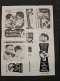 "The Member Of The Wedding" Original Movie Ad Mat Mold and Ad Clip Art Print