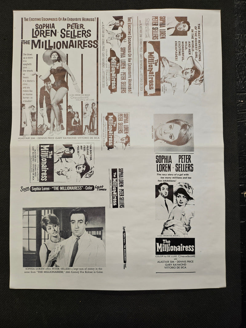 "The Millionairess" Original Movie Ad Clip Art Print