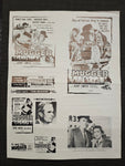 "The Mugger" Original Movie Ad Mat Mold and Ad Clip Art Print